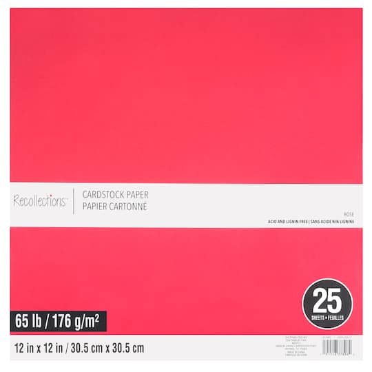 12" x 12" Cardstock Paper by Recollections